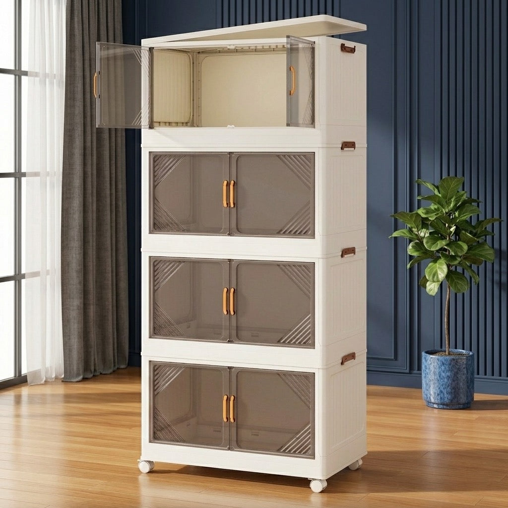 4 Layer Stackable Storage Boxes